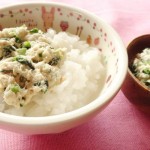 魚のねりごまあえ（調理時間：約5分）　対象：後期から