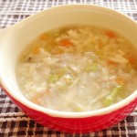 魚と冬野菜のほっこりスープ（調理時間：約13分）対象：初期から