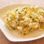 魚入りチャーハン風（調理時間：約5分）　対象：後期から