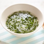 モロヘイヤと魚のそうめん（調理時間：約5分）対象：後期から