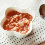 魚とトマトの洋風煮込み（調理時間：約5分）＊初期から