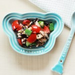 魚とひじきのトマト胡麻和え（調理時間：約5分）＊完了期から