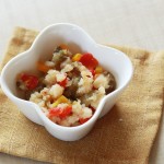 魚と野菜の味噌炒め煮（調理時間：約6分）＊後期から