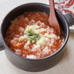 魚と野菜のトマトリゾット（調理時間：約10分）＊後期から