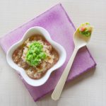 魚とグリンピースのトマト煮（調理時間：約10分）＊初期から