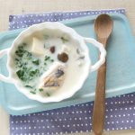 魚の豆乳鍋風（調理時間：約8分）＊後期から