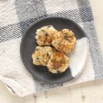 魚とオートミールの海苔お焼き（調理時間：約１０分）＊後期から