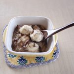 魚ともずくの豆腐ボール、しいたけソースかけ　（調理時間：約１２分）対象：離乳食後期から