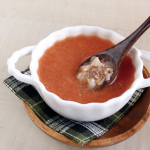 魚とトマトのヨーグルトスープ（調理時間：約8分）対象：離乳食後期から
