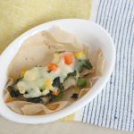 魚のほうれん草チーズ焼き（調理時間：約6分）対象：完了期から