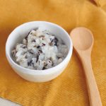 魚としめじのひじき味噌雑炊（調理時間：約7分）対象：後期から